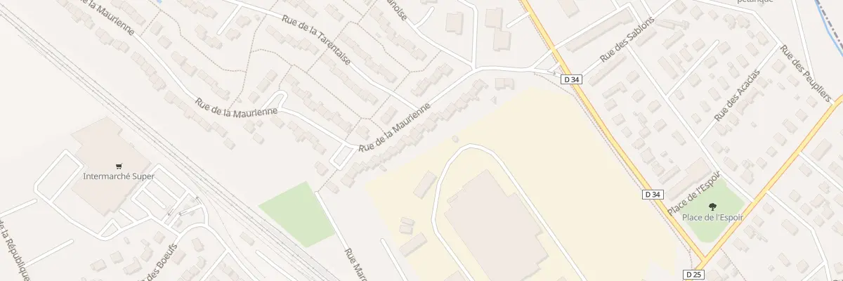 Plan du 19 Rue de la Maurienne à Genlis