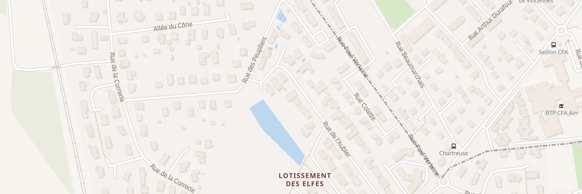 Plan du 102 Rue de l’Aubier à Péronnas