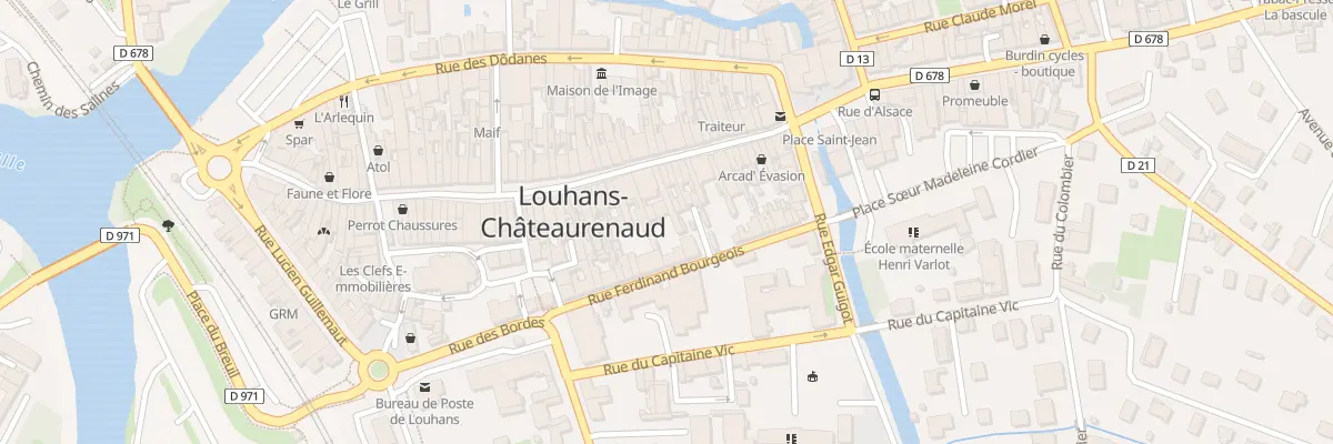 Plan du 94 Gr Grande Rue à Louhans-Châteaurenaud