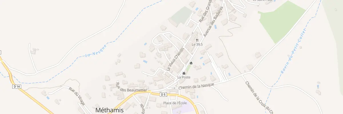 Plan du 77 Rue du Chemin Vieux à Méthamis