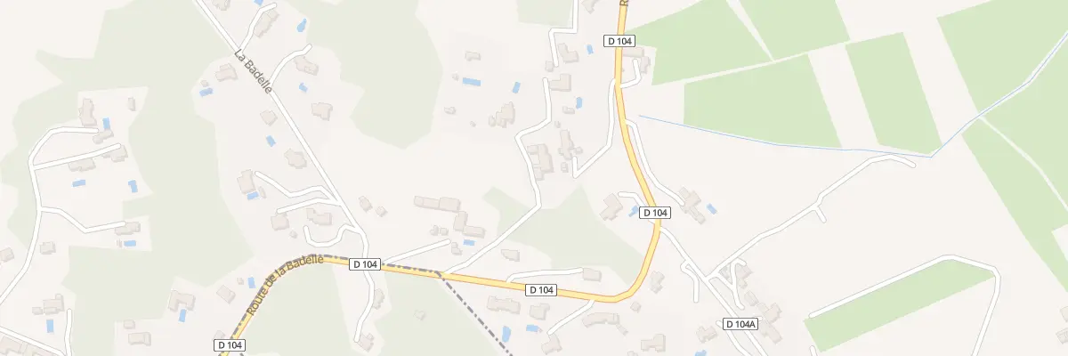 Plan du 9656F La Badelle à Gordes