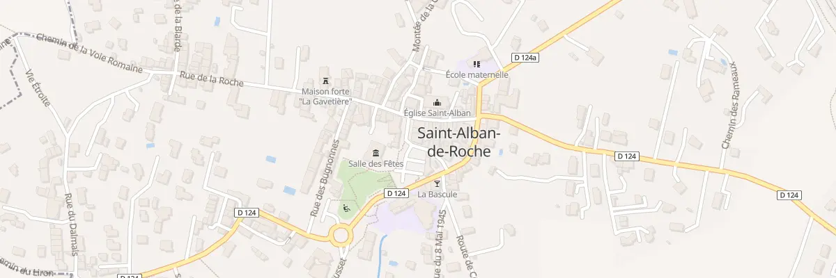 Plan du 7 Pl de la Fontaine à Saint-Alban-de-Roche