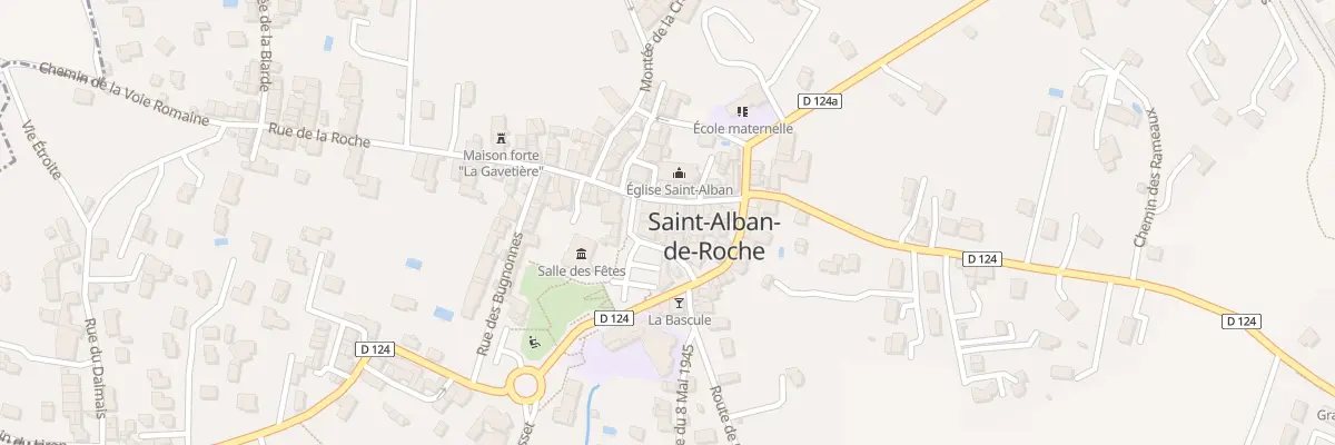 Plan du 13 Rue de la Roche à Saint-Alban-de-Roche