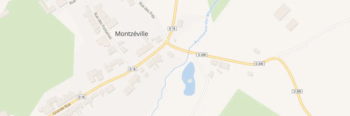 Plan du 1 Rte de Béthelainville à Montzéville