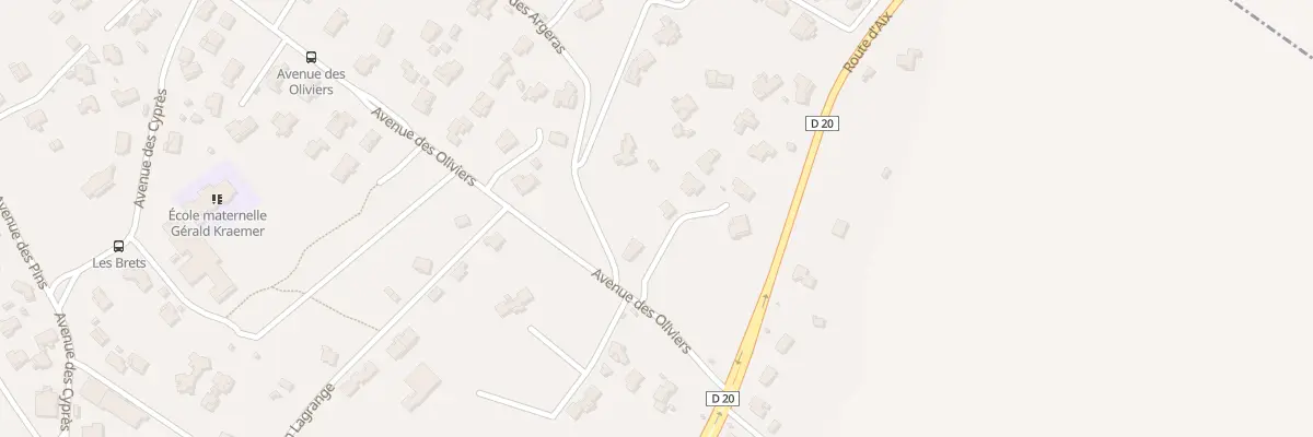 Plan du 3 Imp des Noisetiers à Rognac