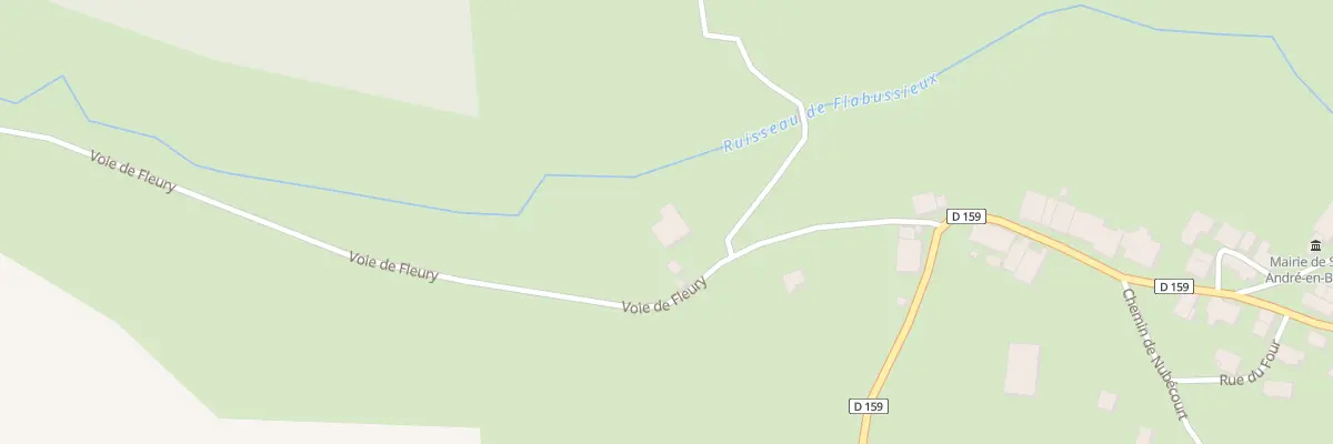 Plan du 2 Voie de Fleury à Saint-André-en-Barrois