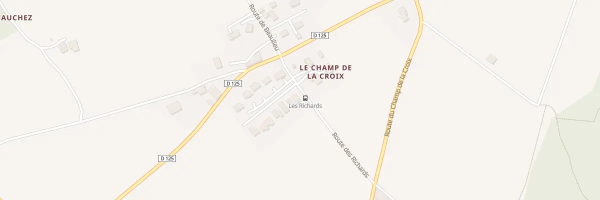 Plan du 443 Rte des Richards à La Baume-d’Hostun