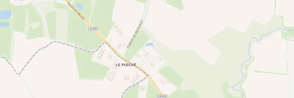 Plan du 846 Rte du Moulin à Vincelles