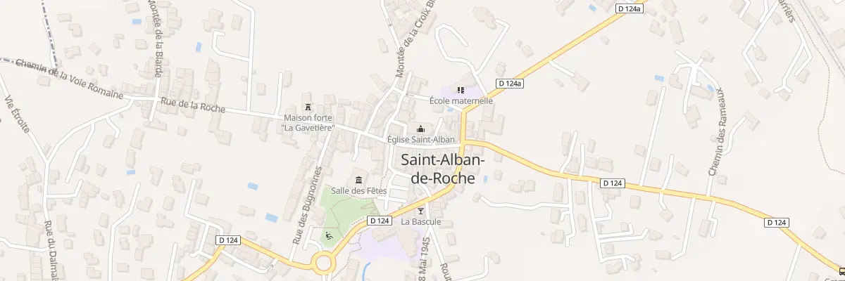Plan du 8 Pl de la Gavotte à Saint-Alban-de-Roche