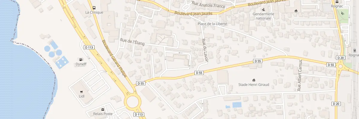 Plan du 22 Rue du Lavoir à Rognac