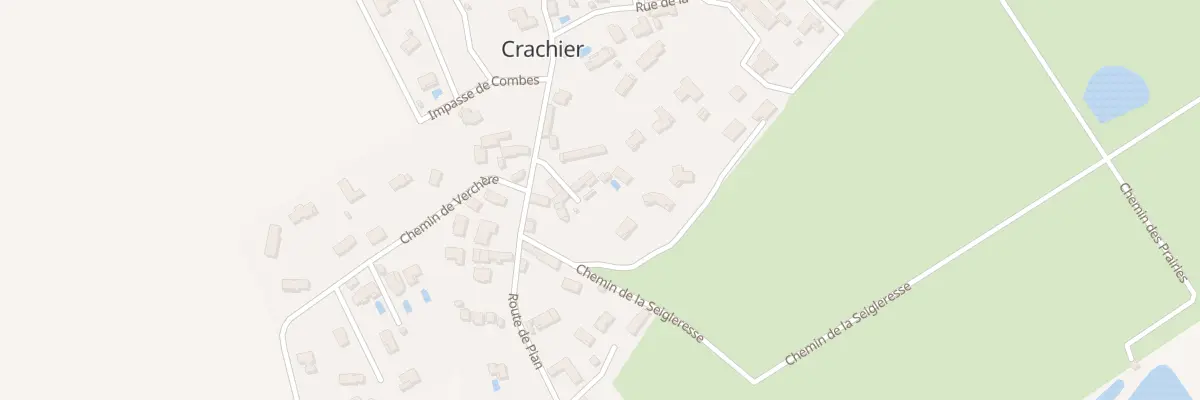 Plan du 45 Imp du Tonnelier à Crachier
