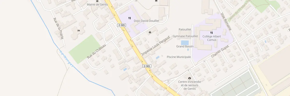 Plan du 39 Av General de Gaulle à Genlis