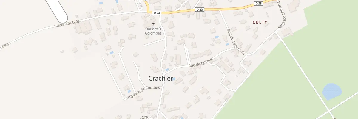 Plan du 35 Rue de la Tour à Crachier