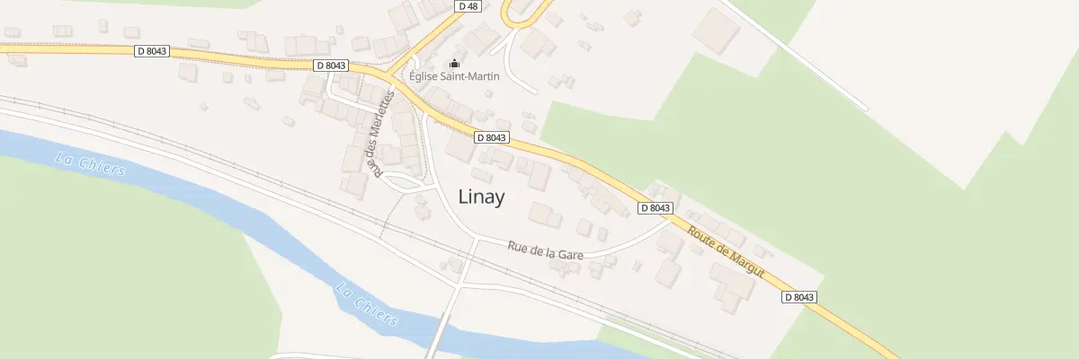 Plan du 14 Rte de Margut à Linay