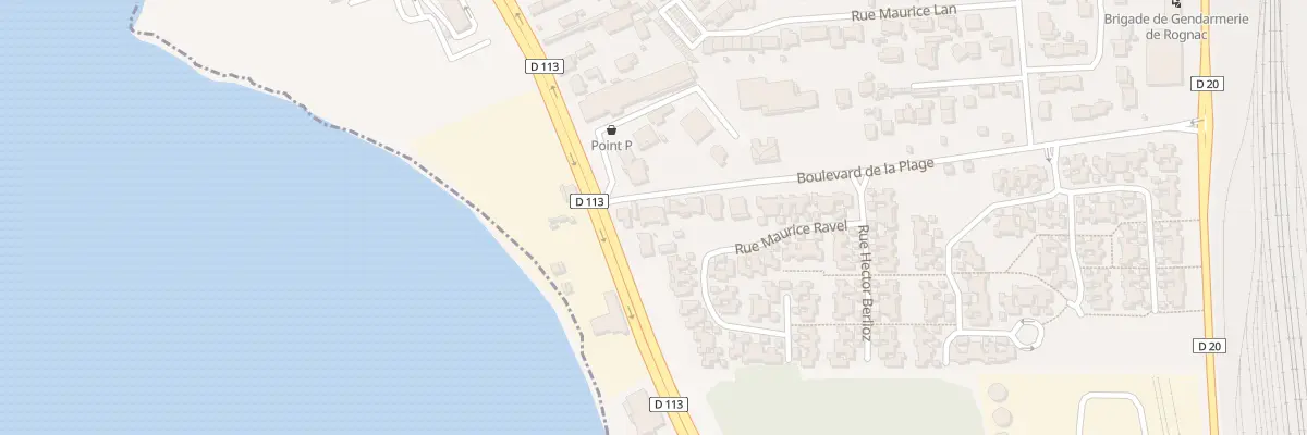 Plan du 4 Bd de la Plage à Rognac
