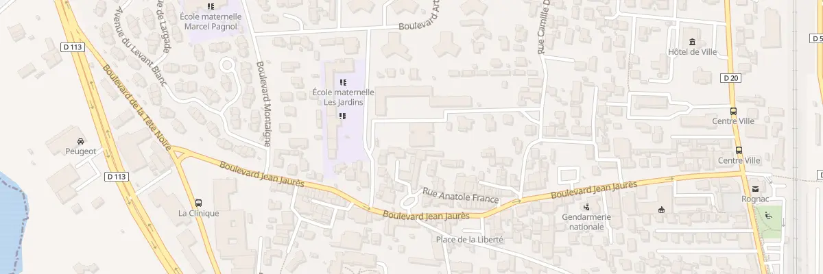 Plan du 6150 Bd Jean Giono à Rognac