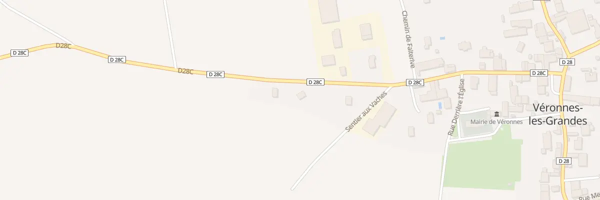 Plan du 19 Rue de Tilchatel à Véronnes