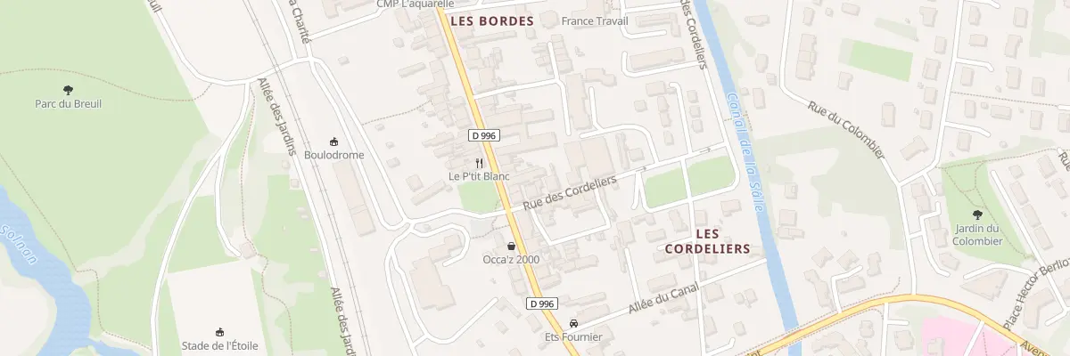 Plan du 47 Rue des Bordes à Louhans-Châteaurenaud