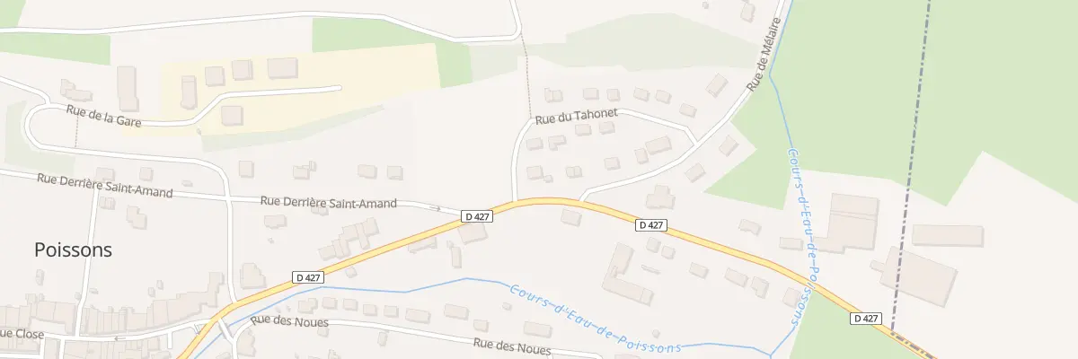 Plan du 51 Rue de St Amand à Poissons