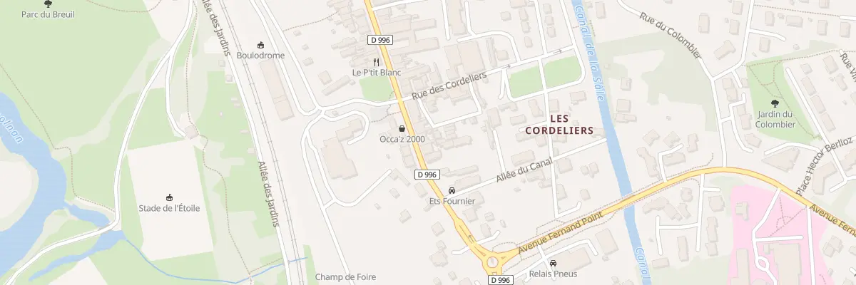 Plan du 63 Rue des Bordes à Louhans-Châteaurenaud