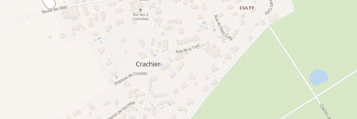 Plan du 60 Rue de la Tour à Crachier