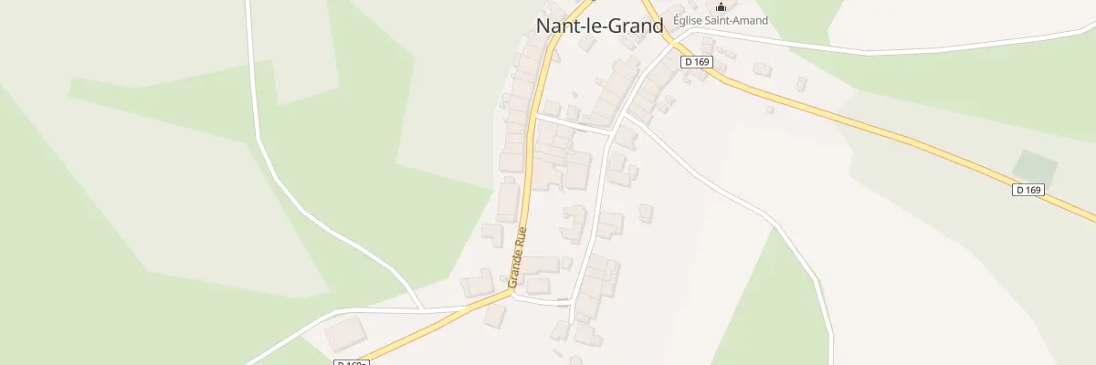 Plan du 11 Gr Grande Rue à Nant-le-Grand