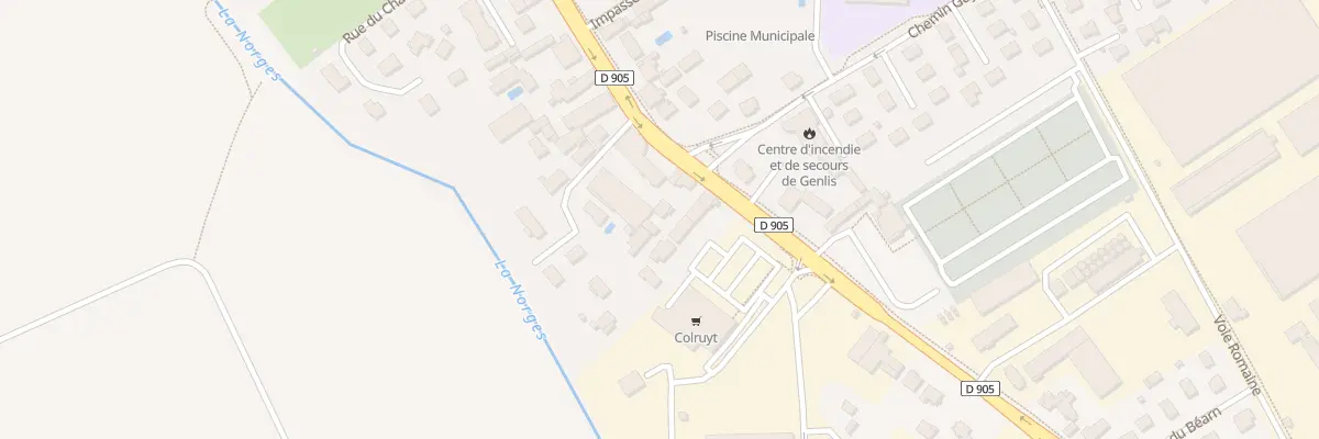 Plan du 44 Av General de Gaulle à Genlis