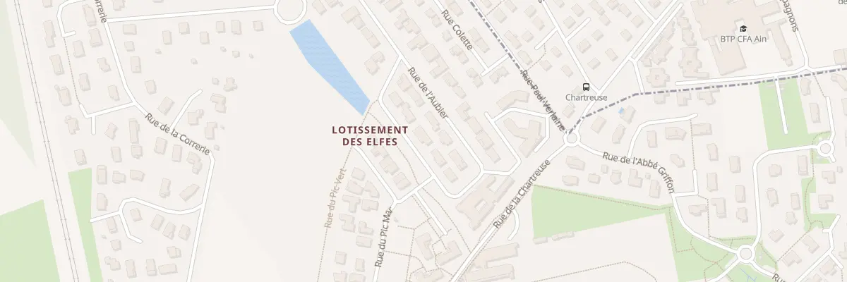 Plan du 388 Rue de l’Aubier à Péronnas