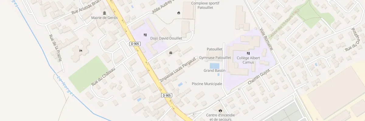 Plan du 41 Av General de Gaulle à Genlis