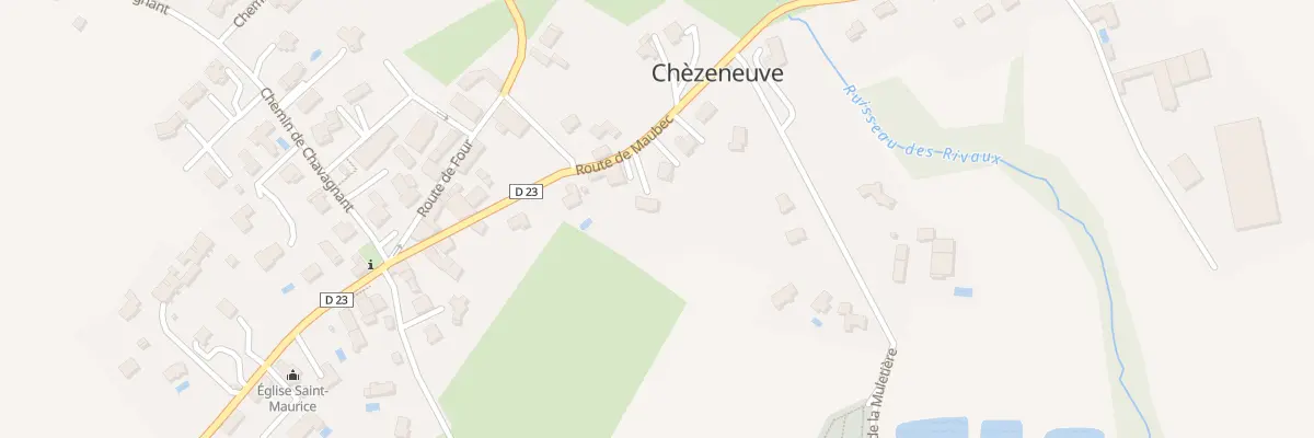 Plan du 200 Rte de Maubec à Chèzeneuve