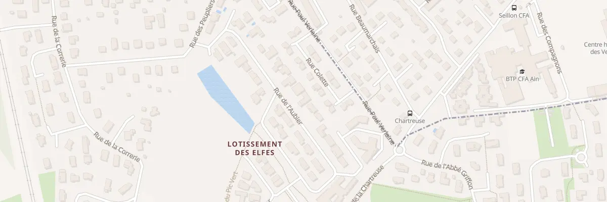 Plan du 203 Rue de l’Aubier à Péronnas