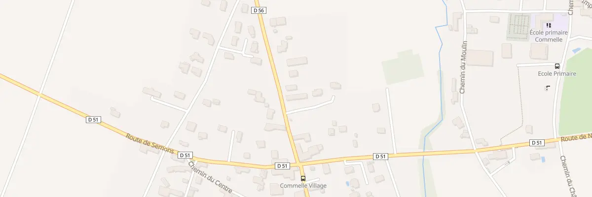 Plan du 100 Rte de Chatonnay à Porte-des-Bonnevaux