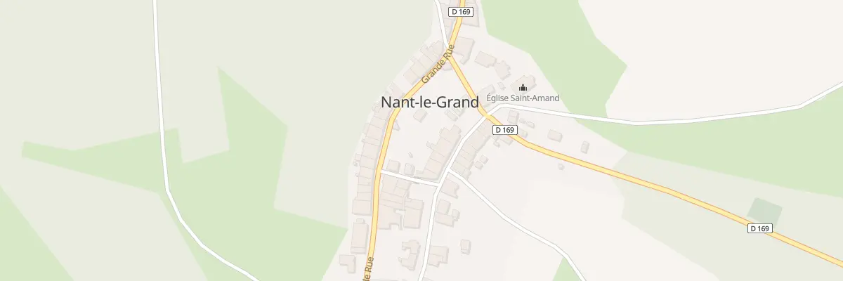 Plan du 6 Rue de la Fontaine à Nant-le-Grand