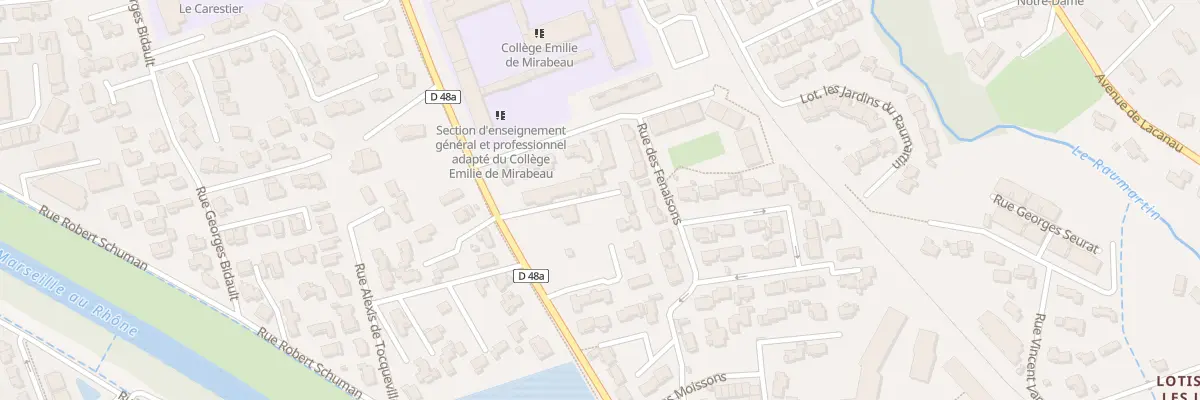Plan du 41B Av des Combattants Afn 52 62 à Marignane