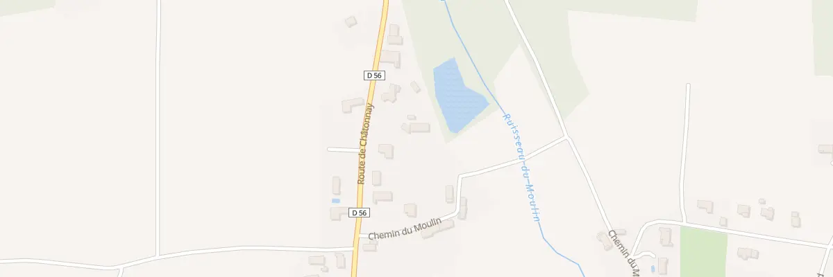 Plan du 540 Rte de Chatonnay à Porte-des-Bonnevaux