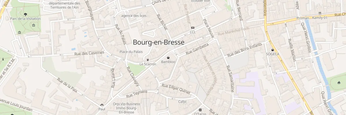 Plan du 2 Rue Thomas Riboud à Bourg-en-Bresse