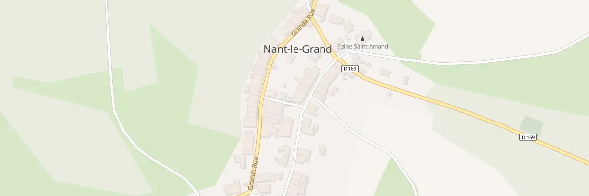 Plan du 10 Rue de la Fontaine à Nant-le-Grand