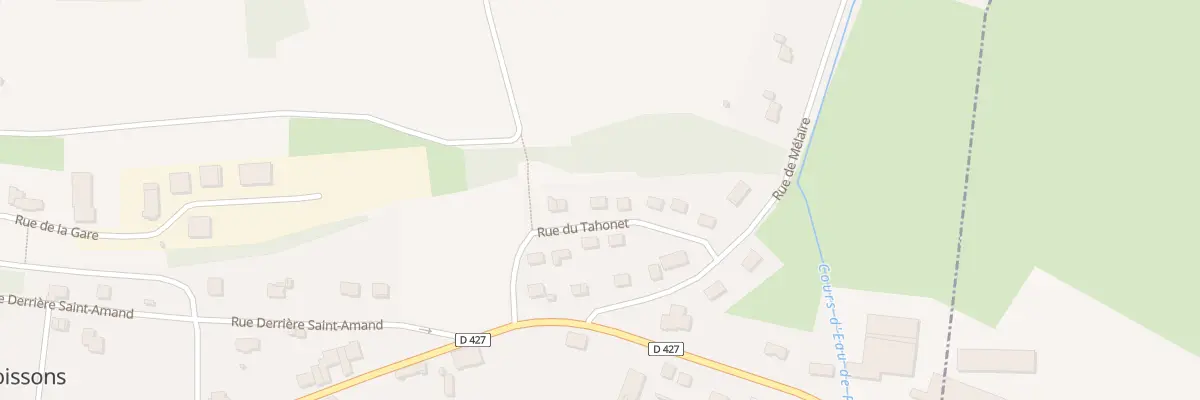 Plan du 10 Rue du Tahonet à Poissons