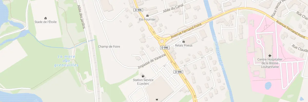 Plan du 88 Rue des Bordes à Louhans-Châteaurenaud