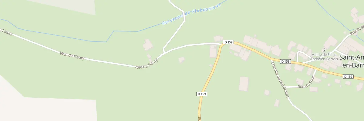 Plan du 4 Voie de Fleury à Saint-André-en-Barrois