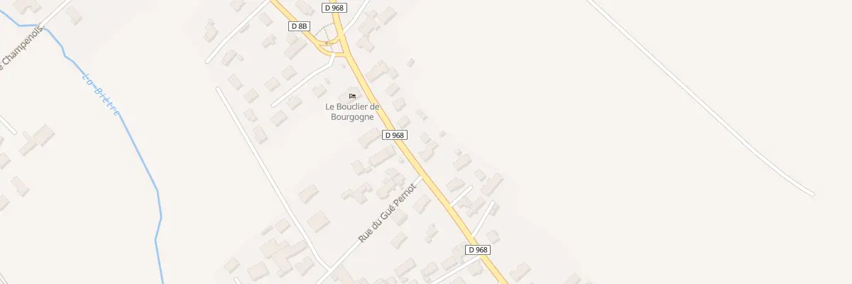 Plan du 107 Rte de Saint-jean-de-losne à Brazey-en-Plaine