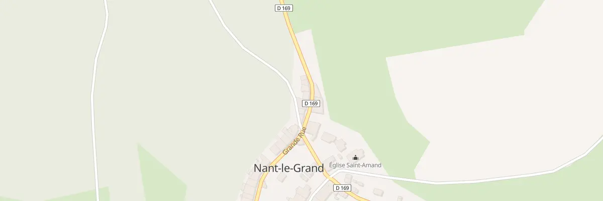 Plan du 8 Gr Grande Rue à Nant-le-Grand
