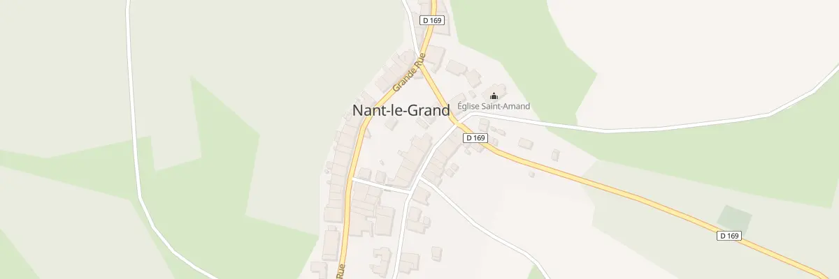 Plan du 2 Rue de la Fontaine à Nant-le-Grand