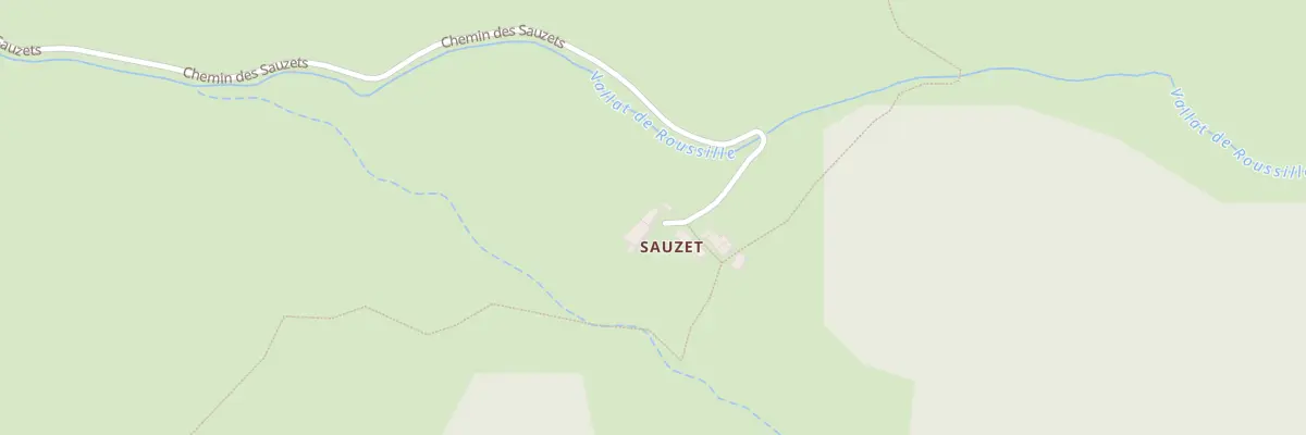 Plan du 840 Che des Sauzets à Bouvières