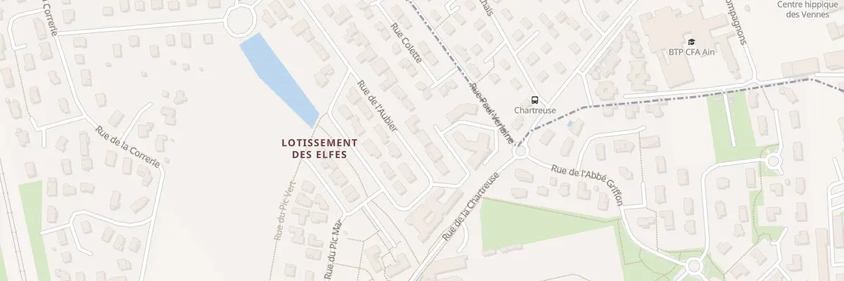Plan du 279 Rue de l’Aubier à Péronnas