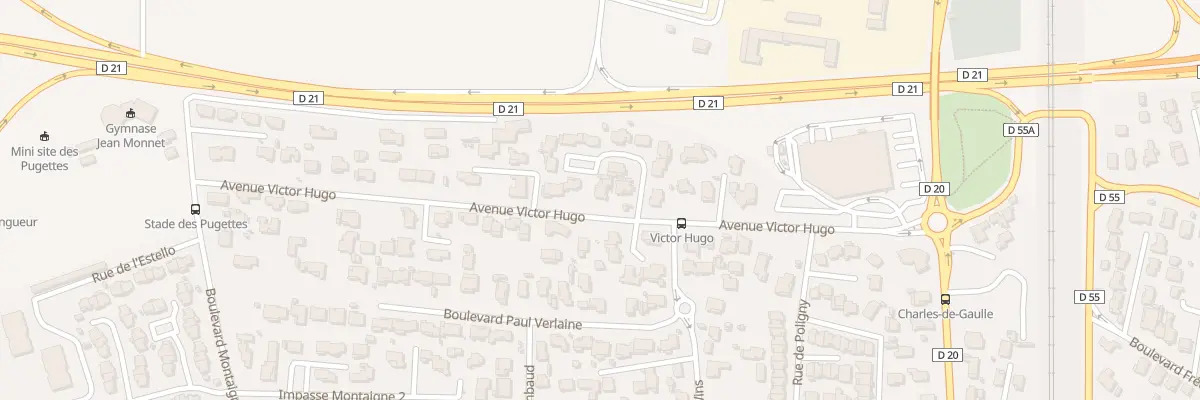 Plan du 12 Av Victor Hugo à Rognac