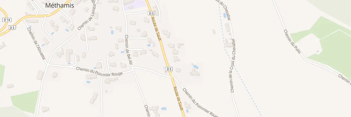 Plan du 331 Rte de Sault à Méthamis