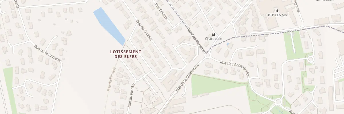 Plan du 319 Rue de l’Aubier à Péronnas