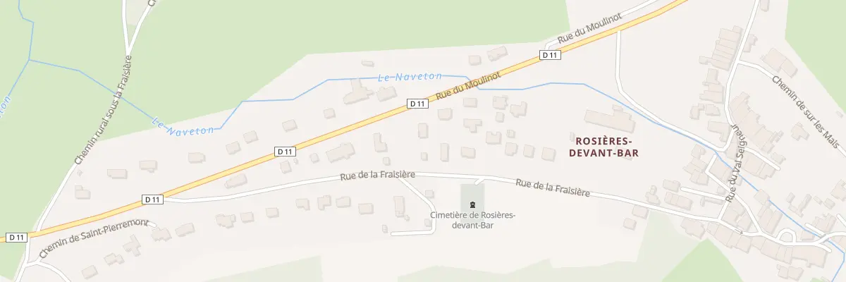 Plan du 7 Rue de la Fraisière à Naives-Rosières