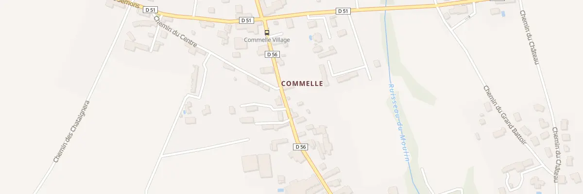 Plan du 5090 Le Village (Commelle) à Porte-des-Bonnevaux